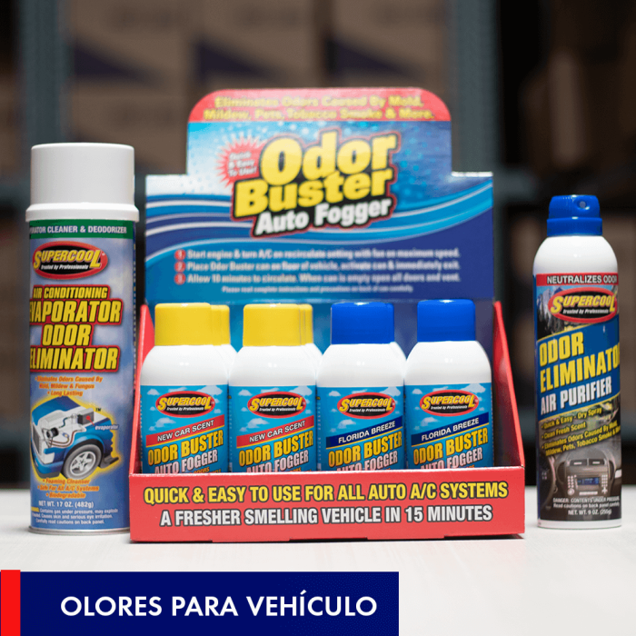 SUPERCOLL Producto olores de vehiculo